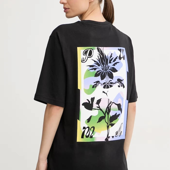 Puma тениска дамска с памук Graphics Psychoflower