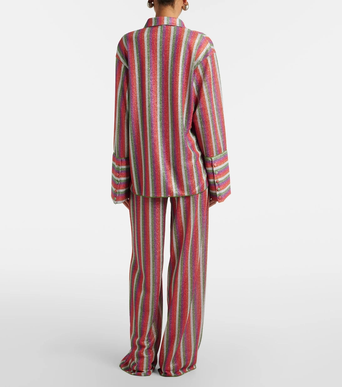 Oséree - Lumière striped wide-leg pants