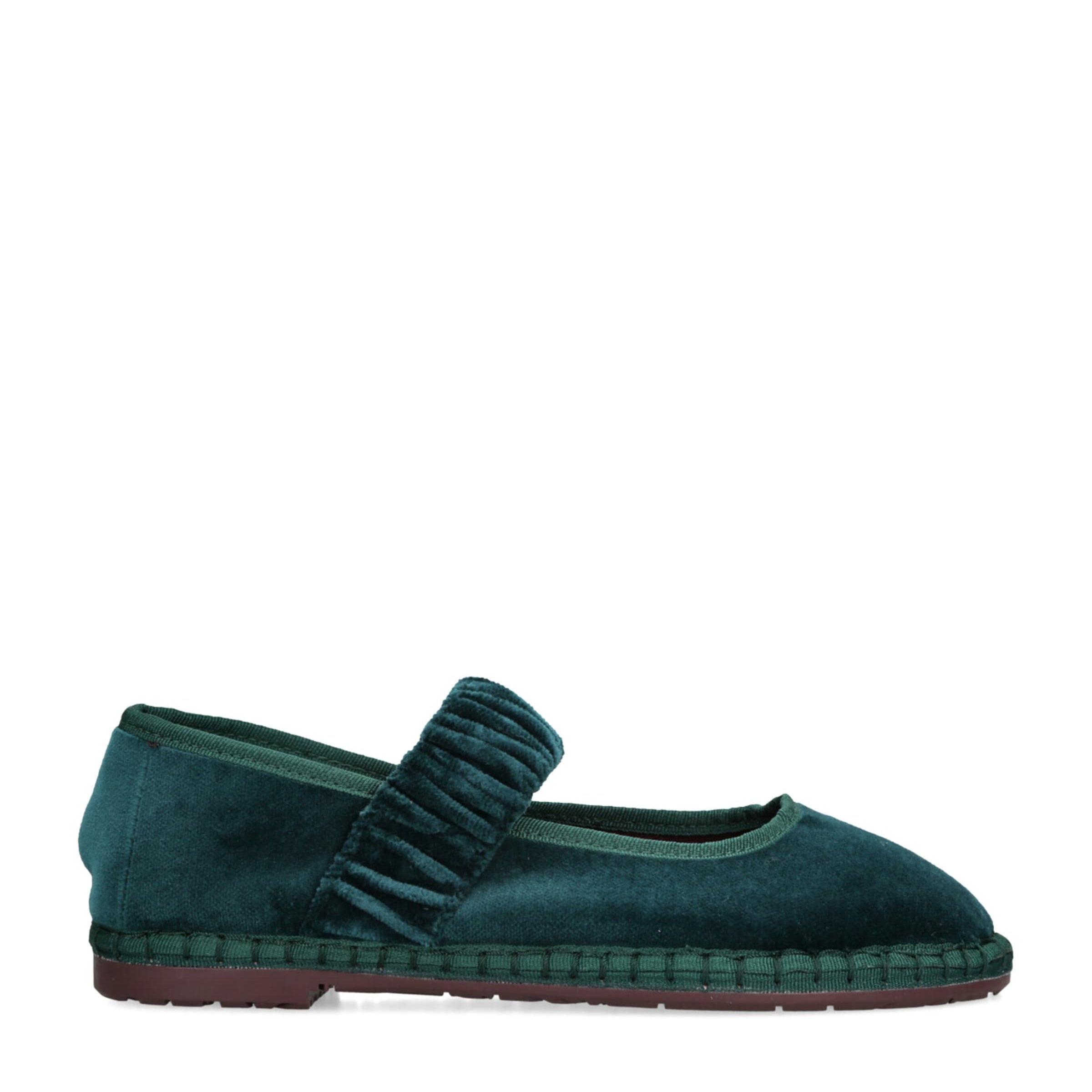 Velvet Mafalda Espadrilles DARK GREEN