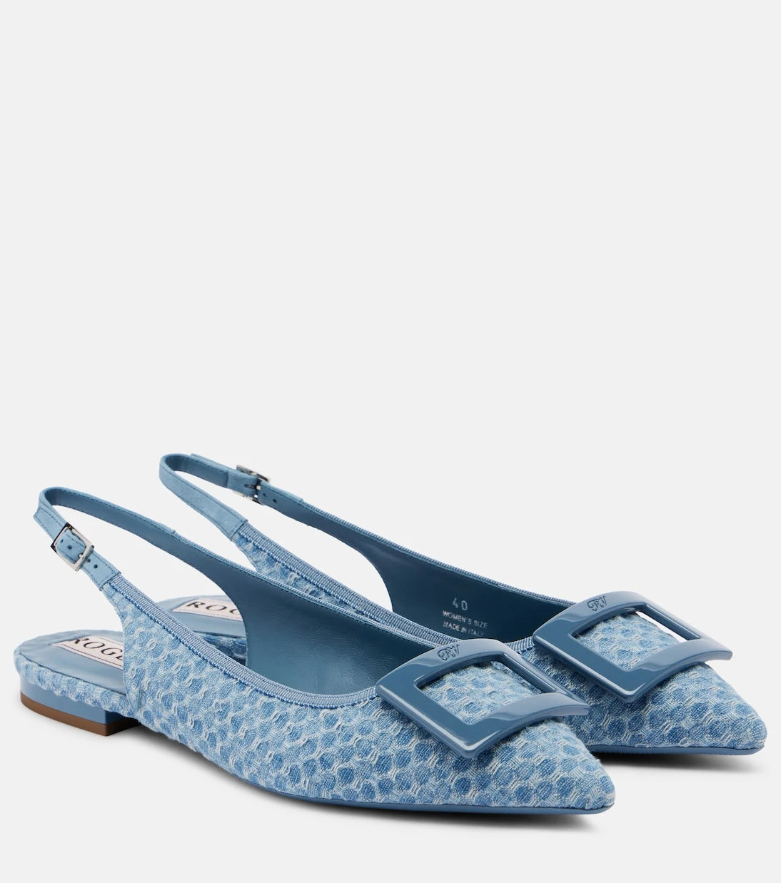 Roger Vivier - Gommettine slingback ballet flats