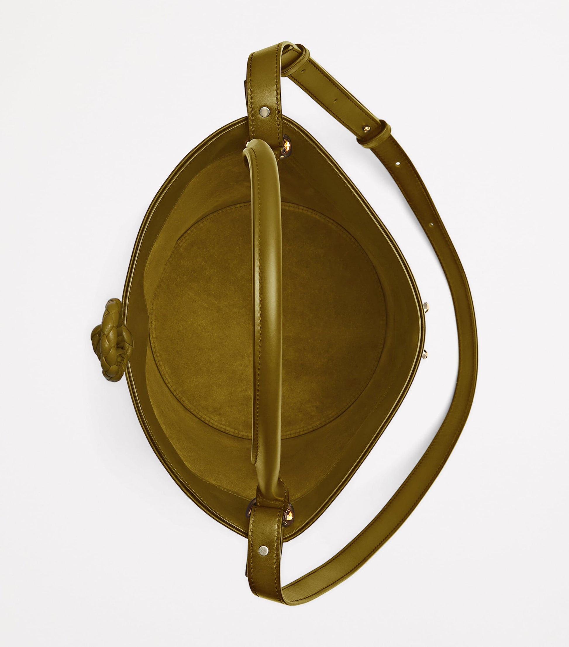 Yellow Leather Liberta Bucket Bag