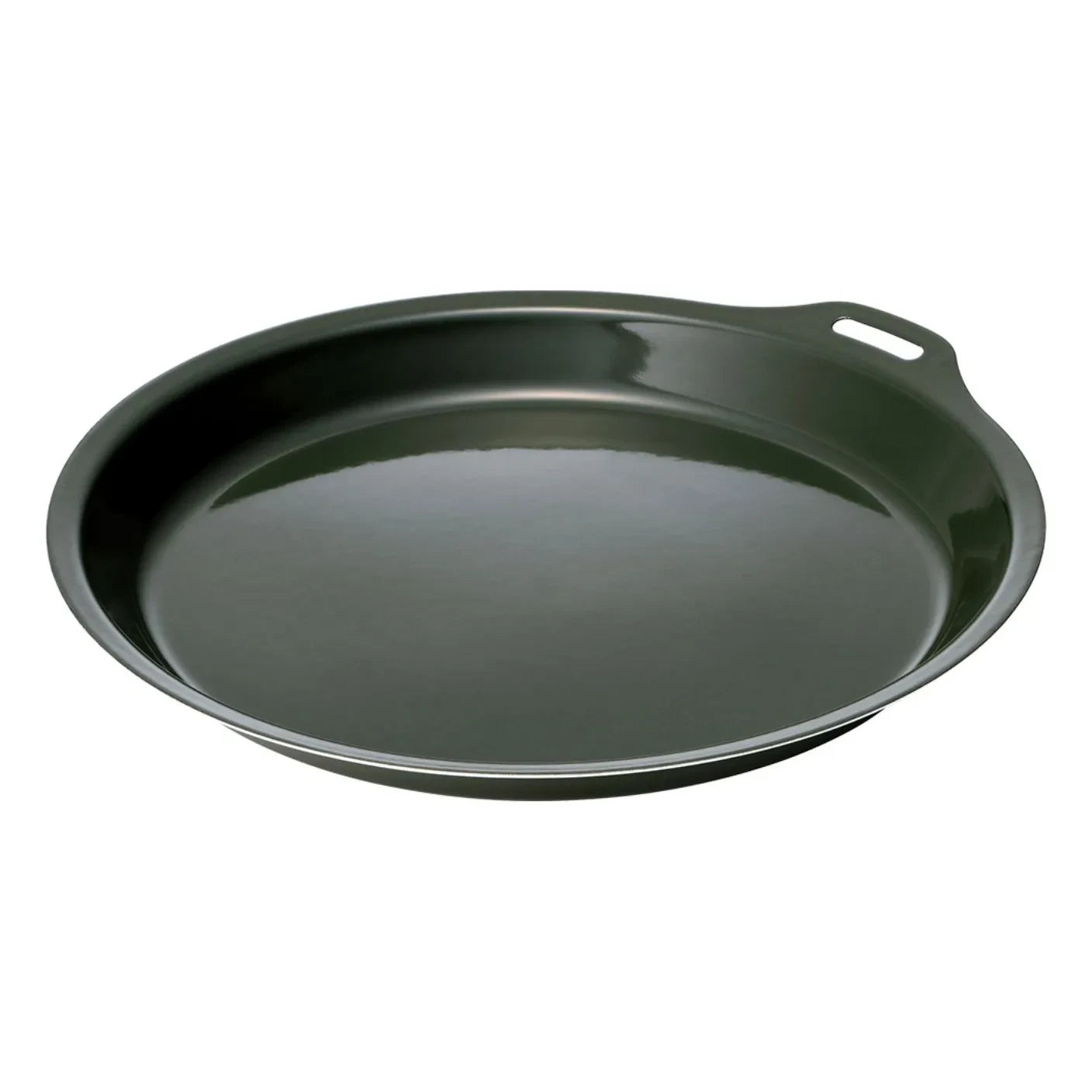 Kinto - Foris enamel dinner plate | Forest Green