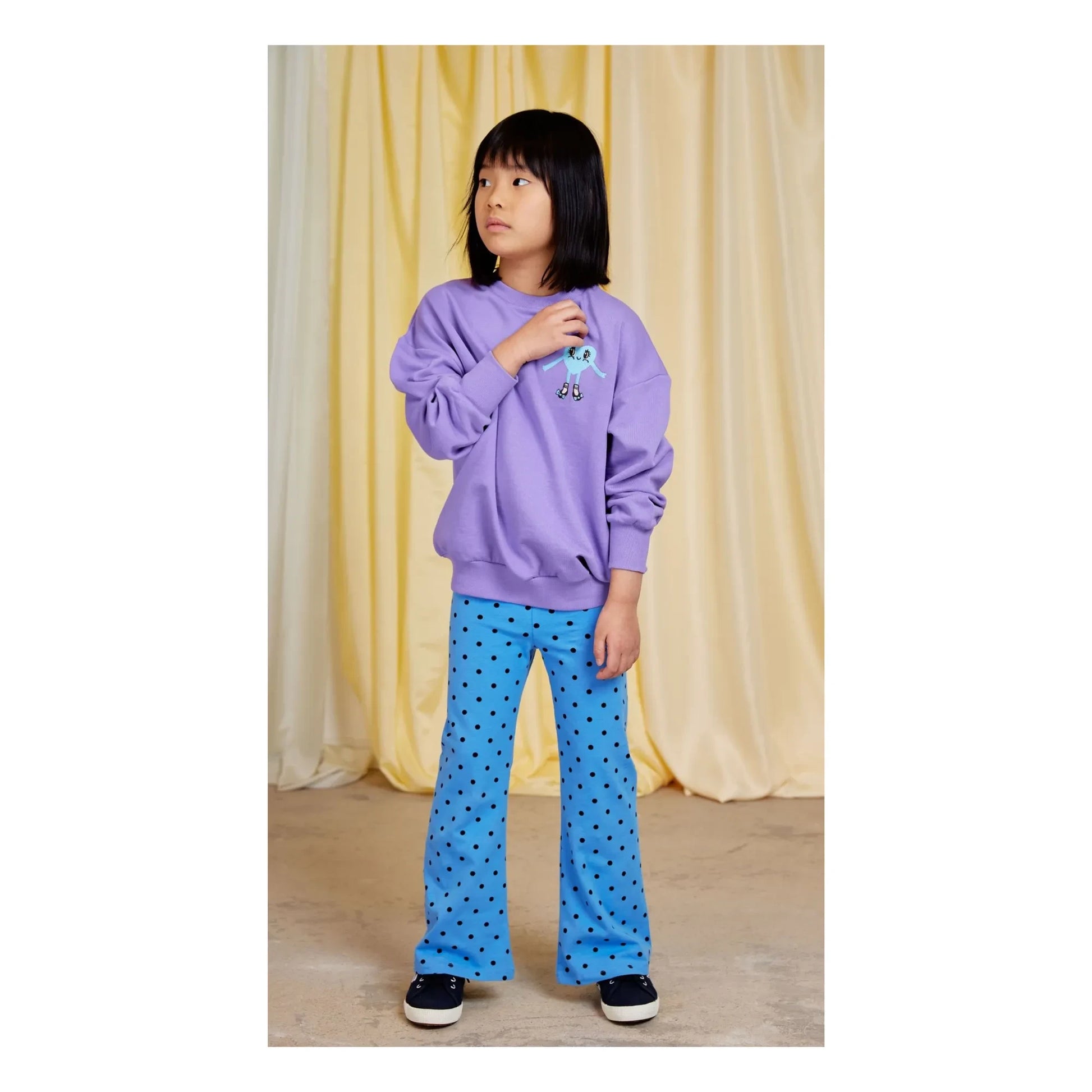 Mini Rodini - Sweat Heart Organic Cotton | Purple