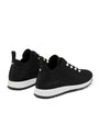 Jimmy Choo Black Embellished Veles Sneakers