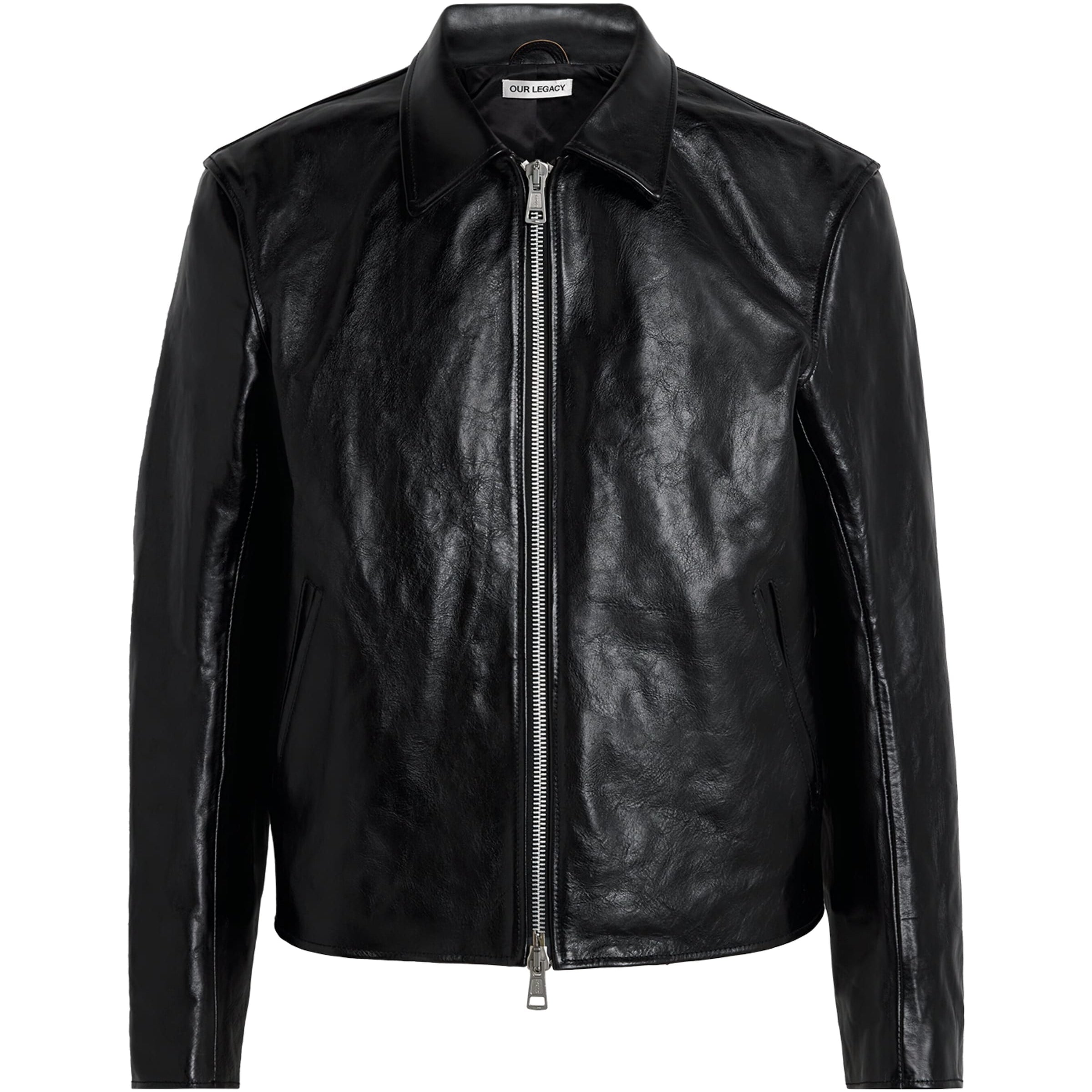 Black Leather Mini Jacket