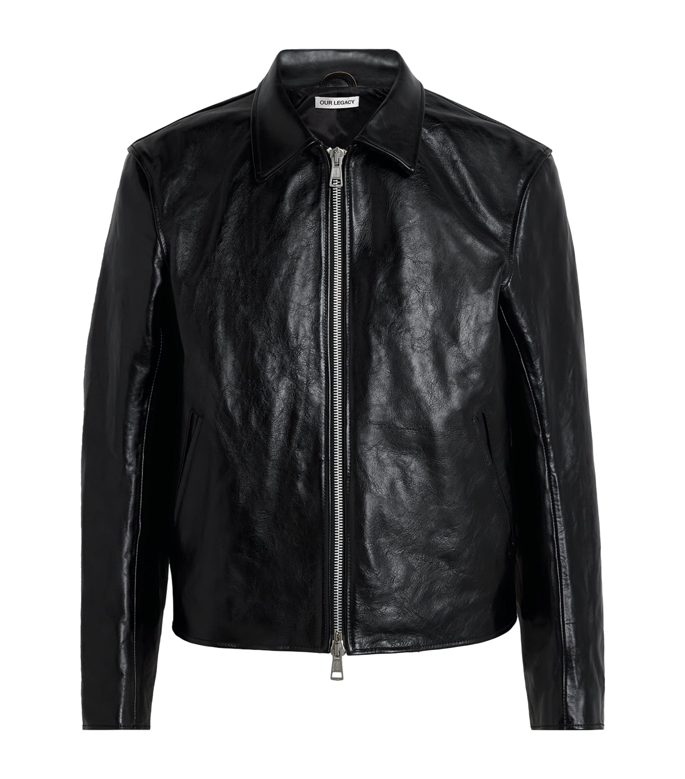 Black Leather Mini Jacket