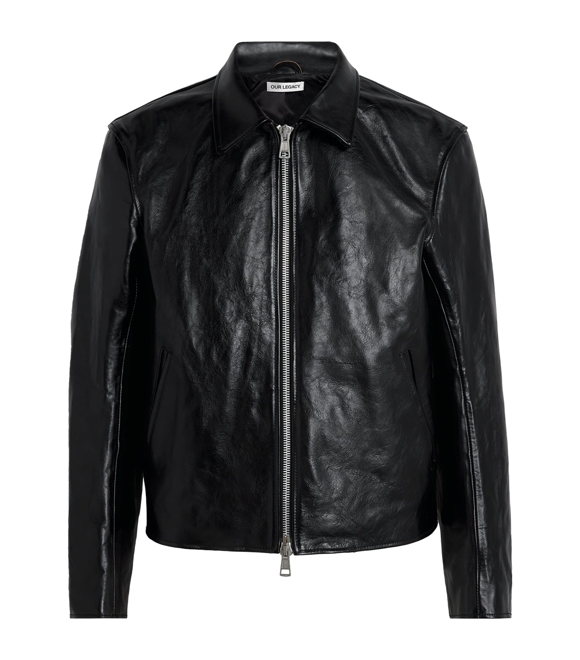 Black Leather Mini Jacket