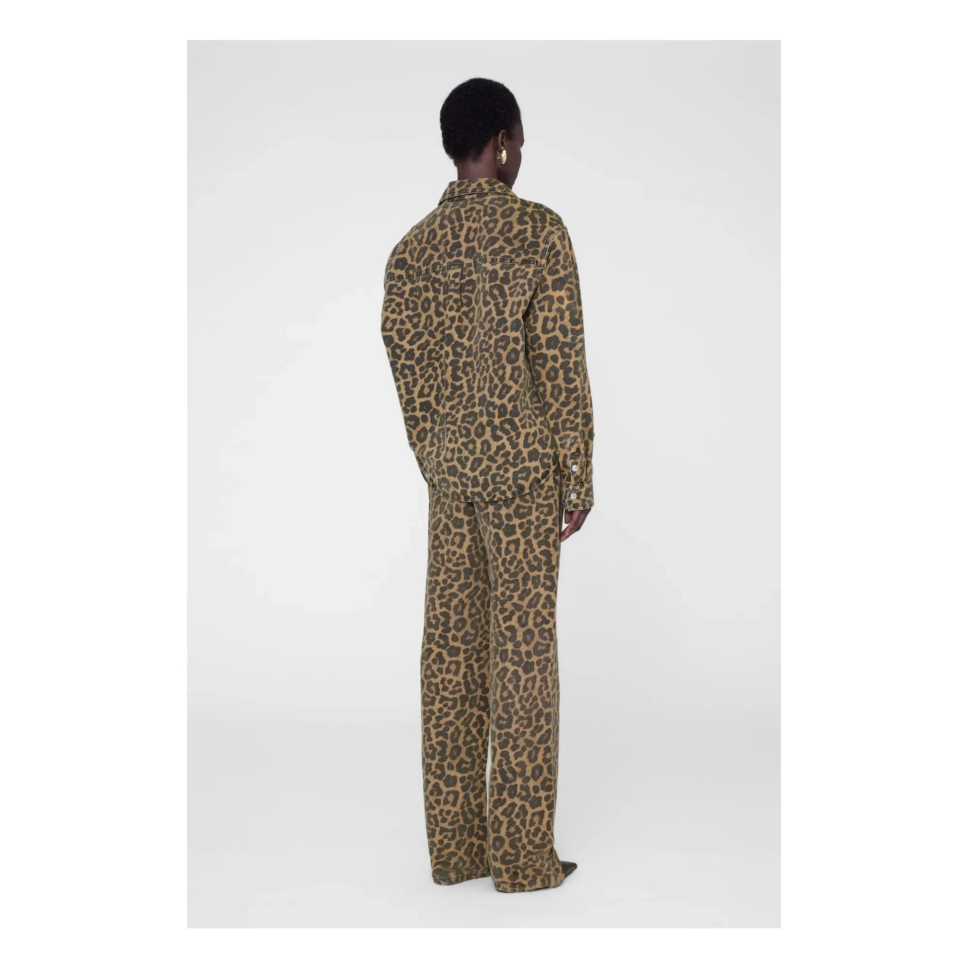 Anine Bing - Paxton Leopard shirt | Brown