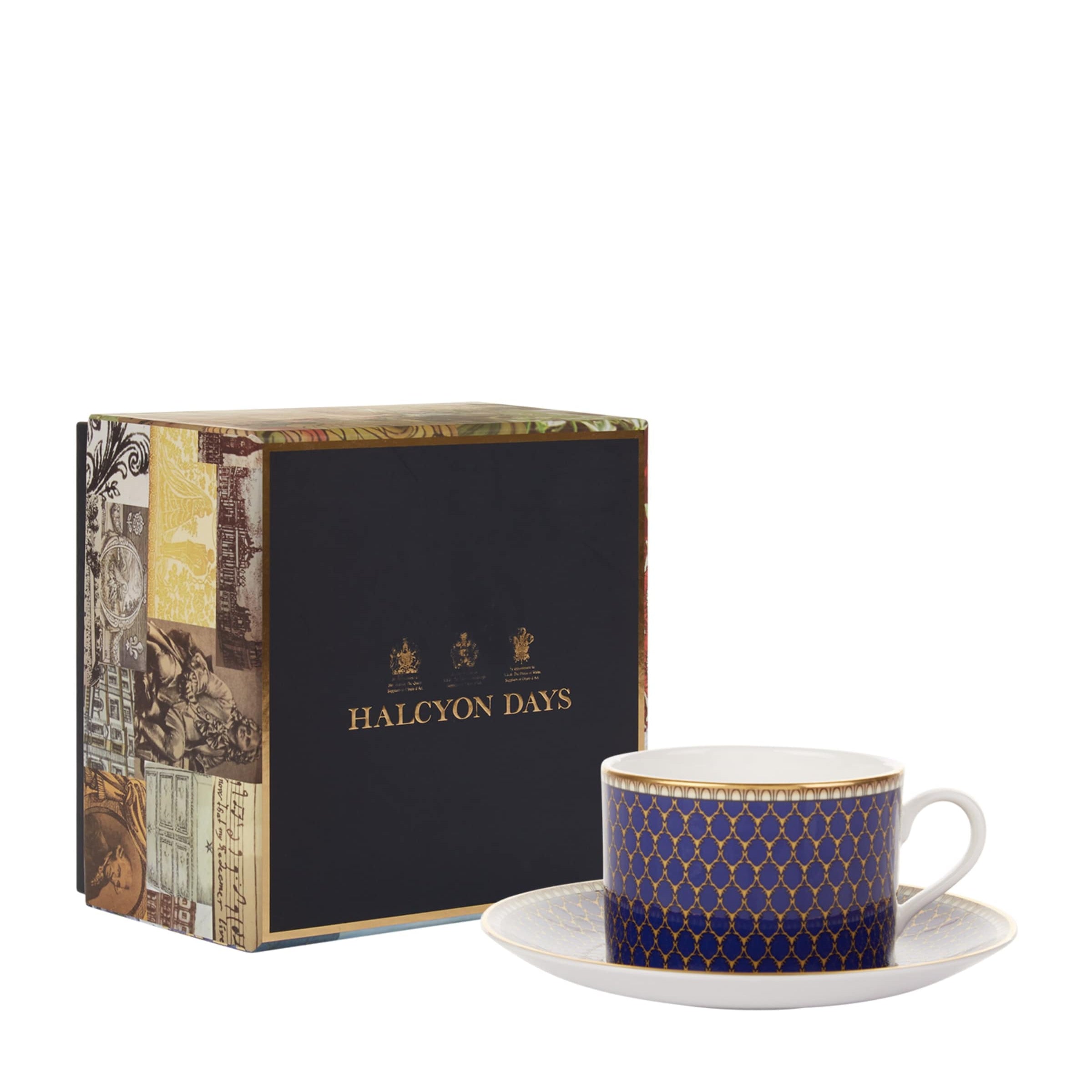 Halcyon Days Antler Trellis Teacup And Saucer