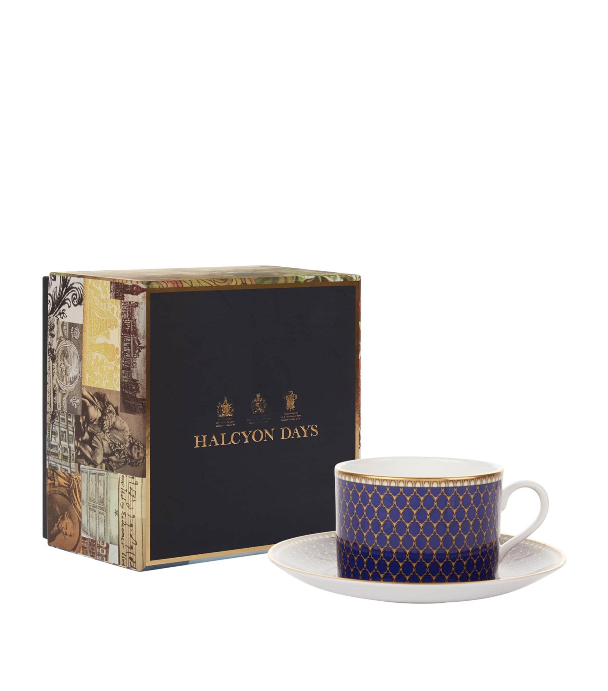 Halcyon Days Antler Trellis Teacup And Saucer