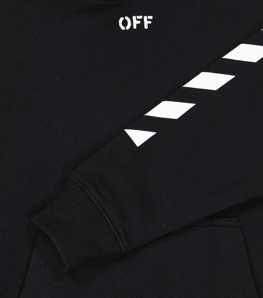 Off-White Kids - Printed cotton hoodie