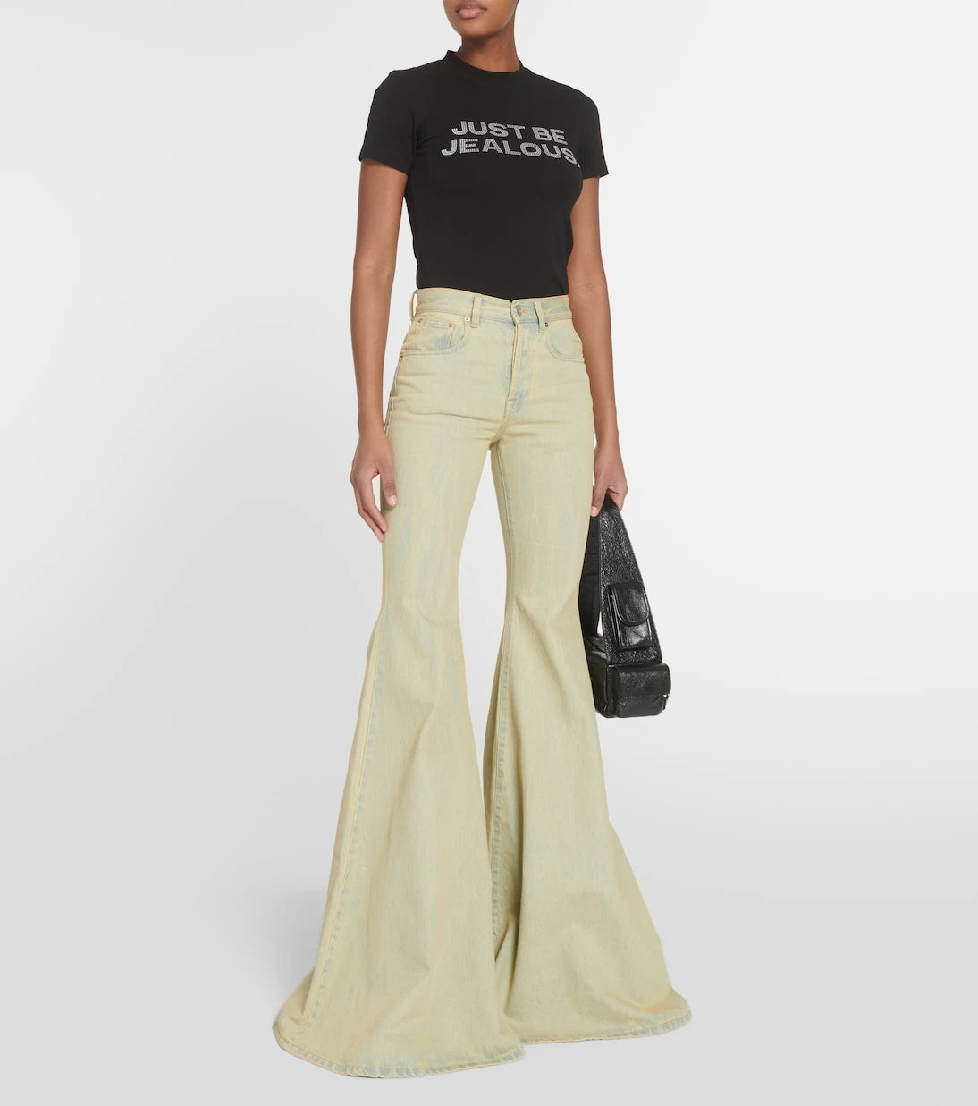 Vetements - High-rise flared jeans