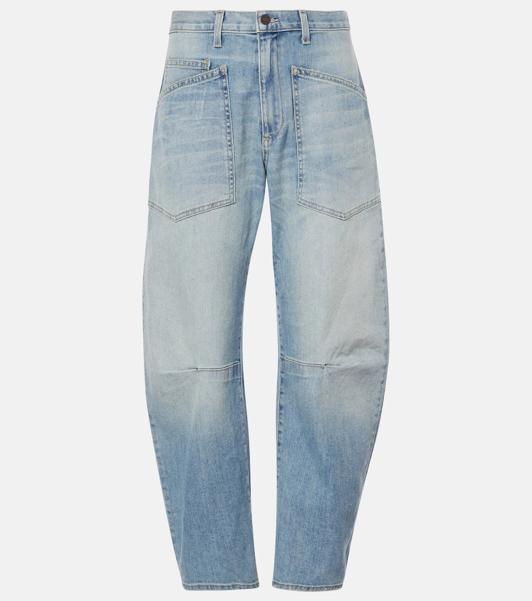 Nili Lotan - Shon high-rise barrel-leg jeans