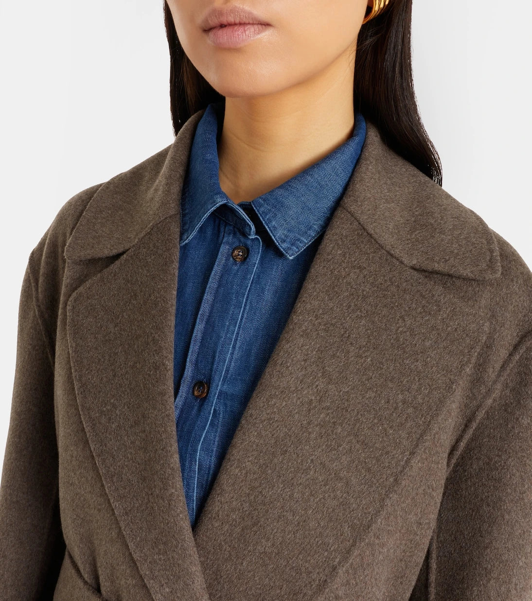 'S Max Mara - Luna virgin wool wrap coat