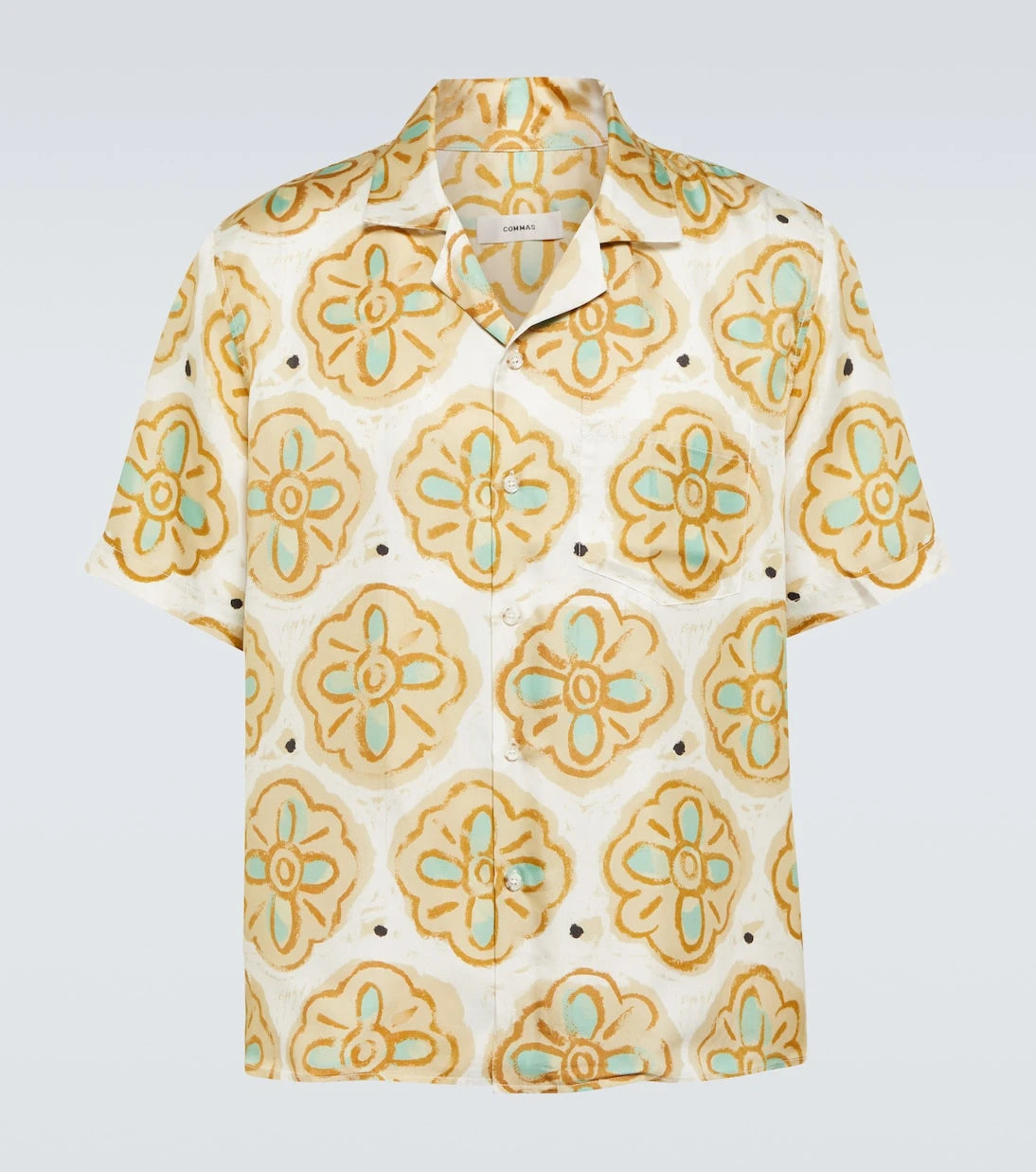 Commas - Printed silk shirt