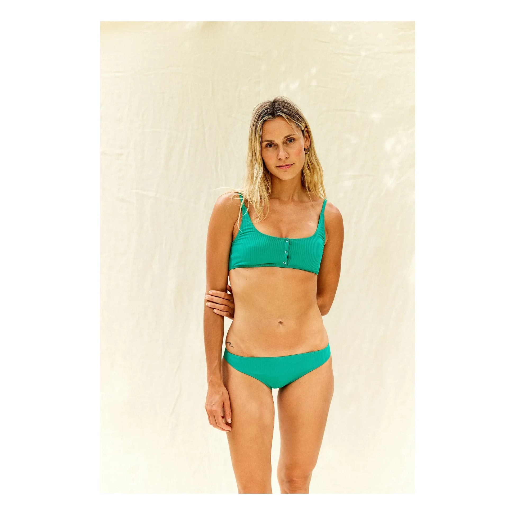 Canopea - Maillot Top Amber | Emerald green