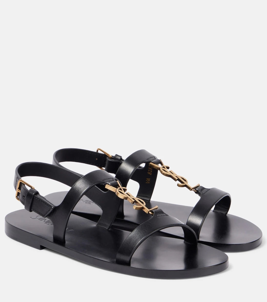 Saint Laurent - Cassandra leather sandals