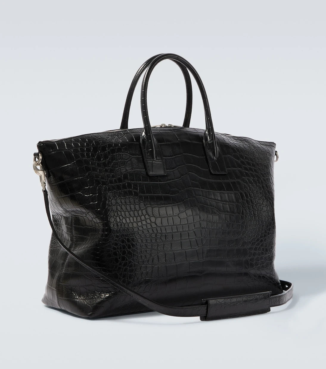 Saint Laurent - Giant croc-effect leather tote bag