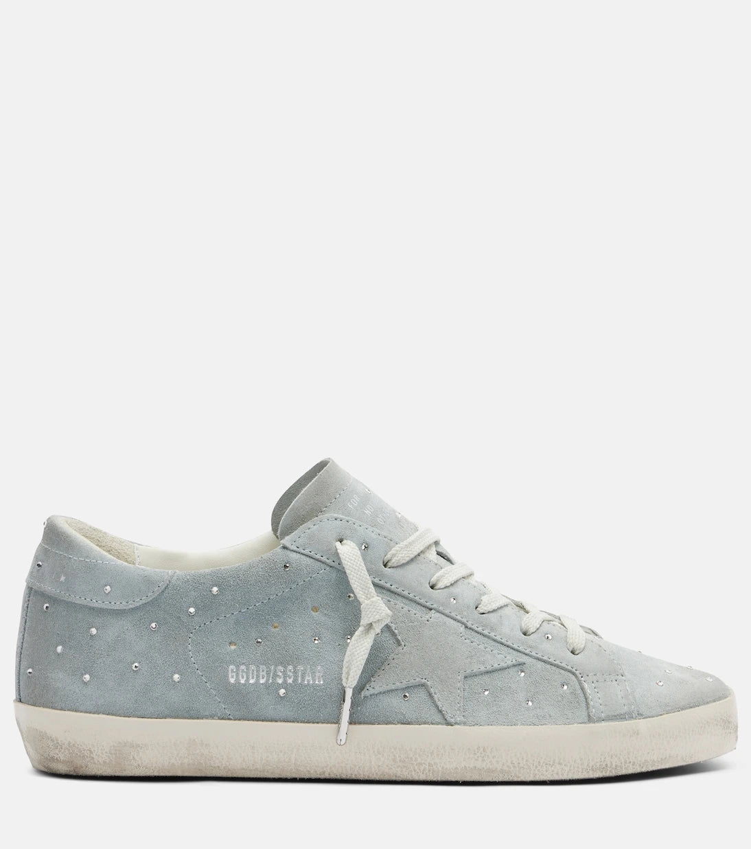 Golden Goose - Super-Star embellished suede sneakers