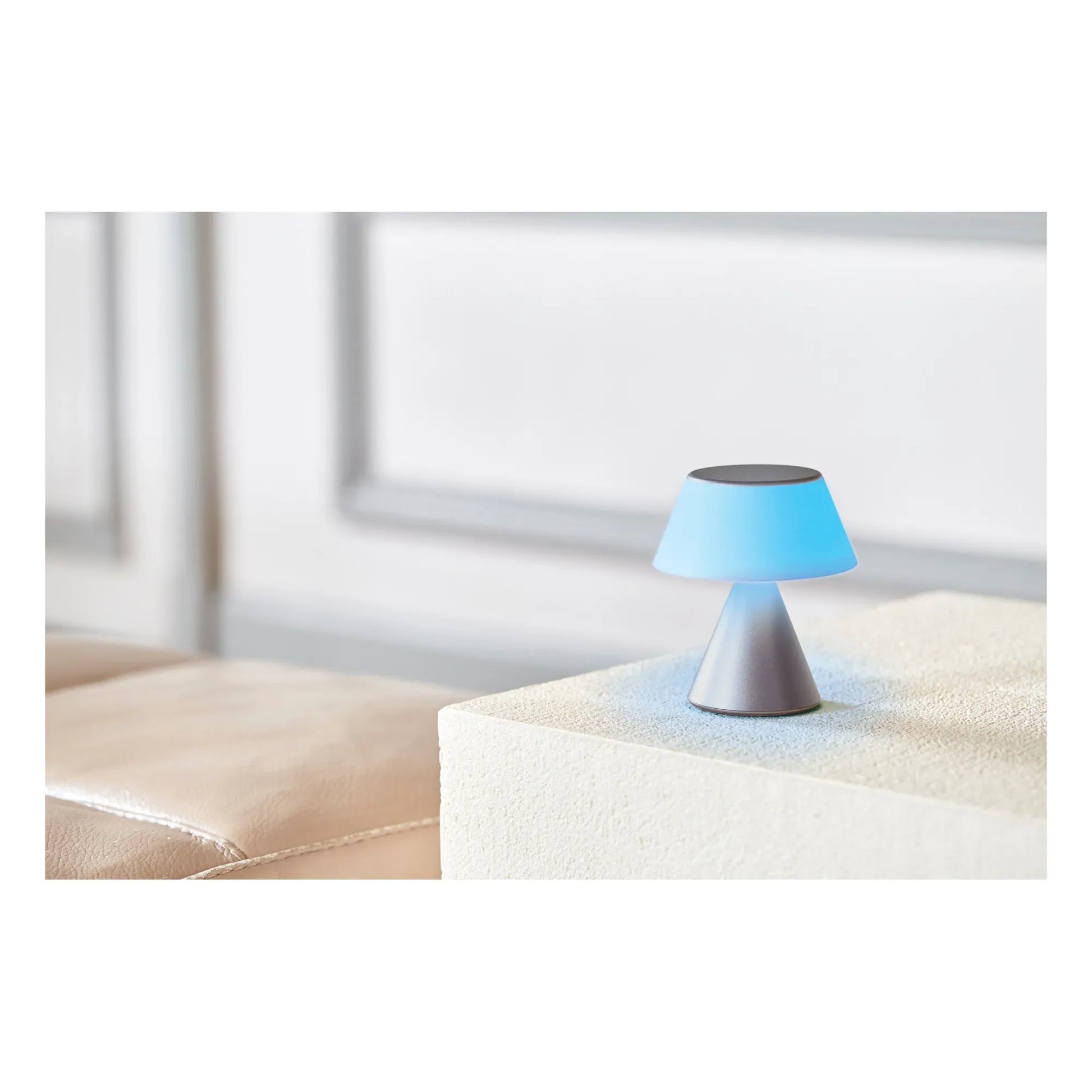 Lexon - Luma Portable LED Lamp | Steel Grey