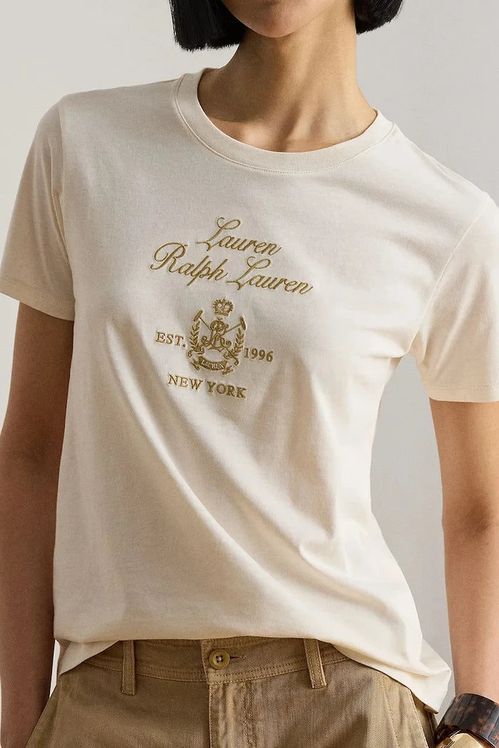 Lauren Ralph Lauren Kadın Pamuk Tişört