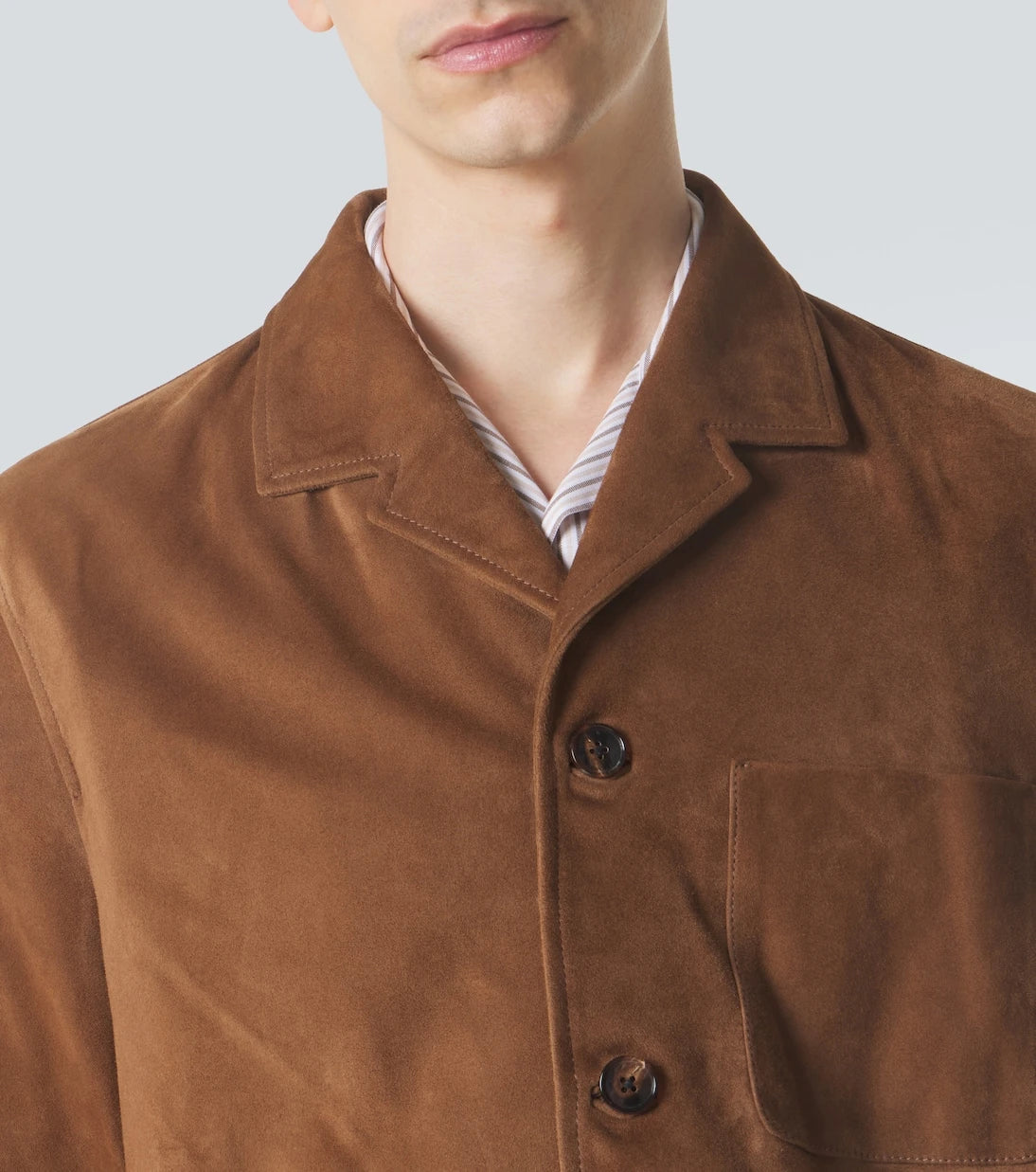 Umit Benan - Santiago suede overshirt