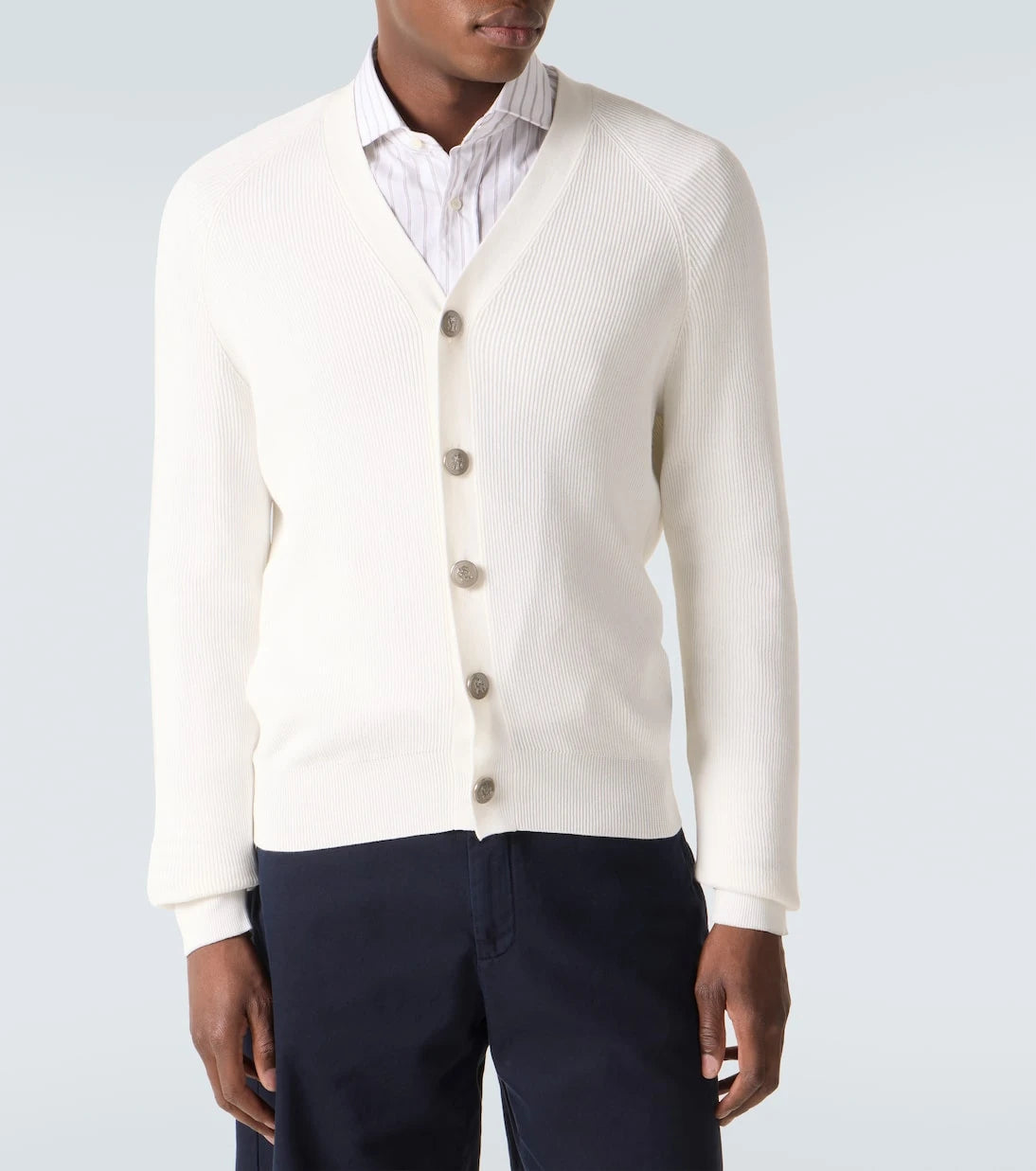 Brunello Cucinelli - Ribbed-knit cotton cardigan