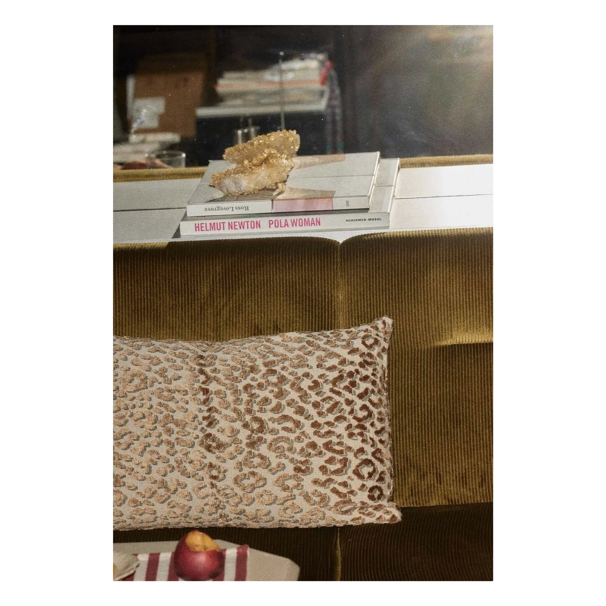 Gabrielle Paris - Jacquard cushion cover | Leopard