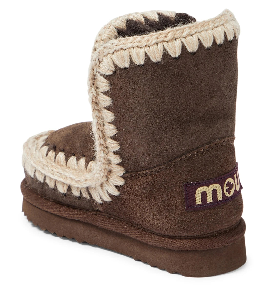 Mou Kids - Shearling-lined suede boots