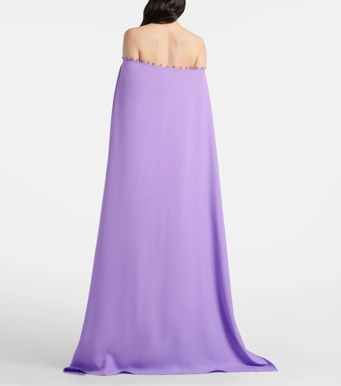 Taller Marmo - Mila off-shoulder crêpe cady kaftan