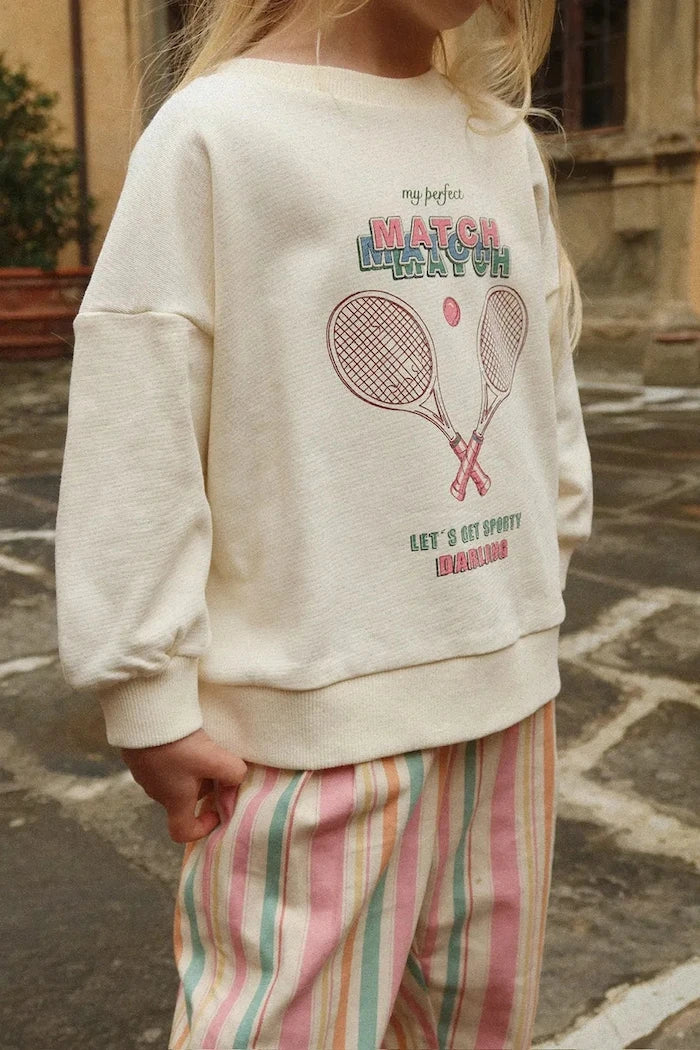 Детски памучен суичър Konges Sløjd LOUPY LOU SWEAT SHIRT OCS