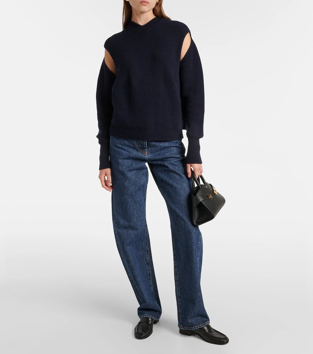 Ferragamo - Cutout cashmere-blend sweater