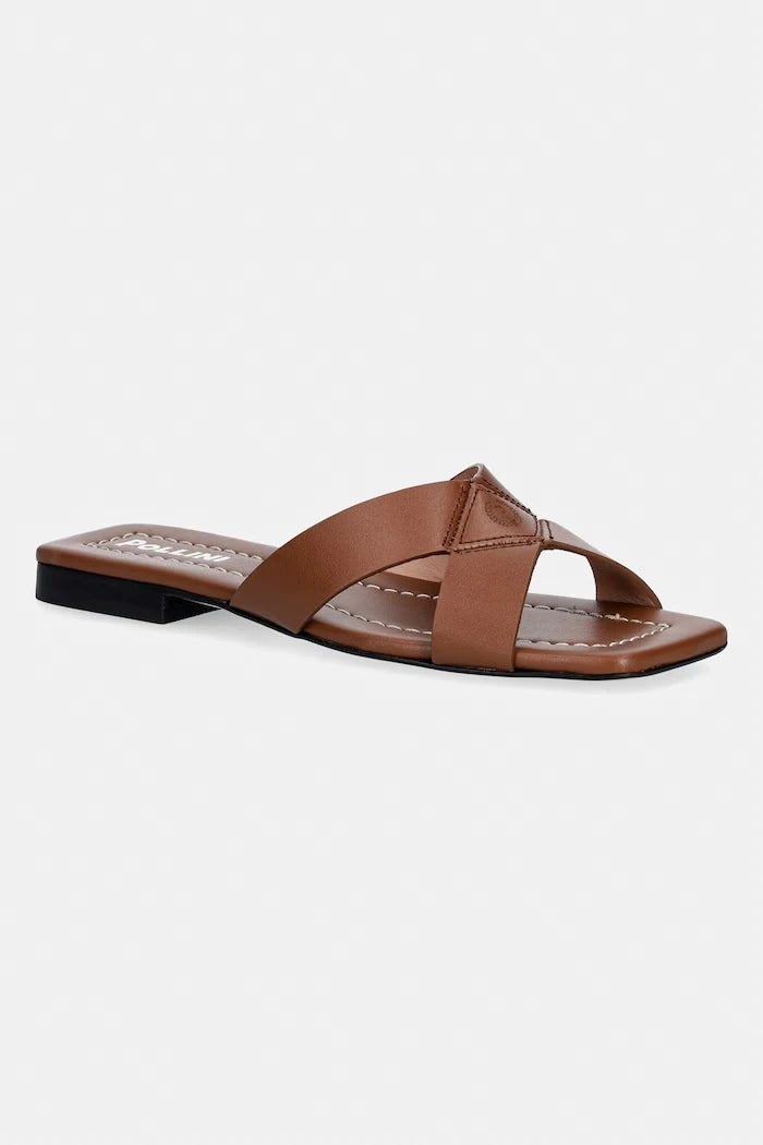 Pollini чехли дамски от кожа