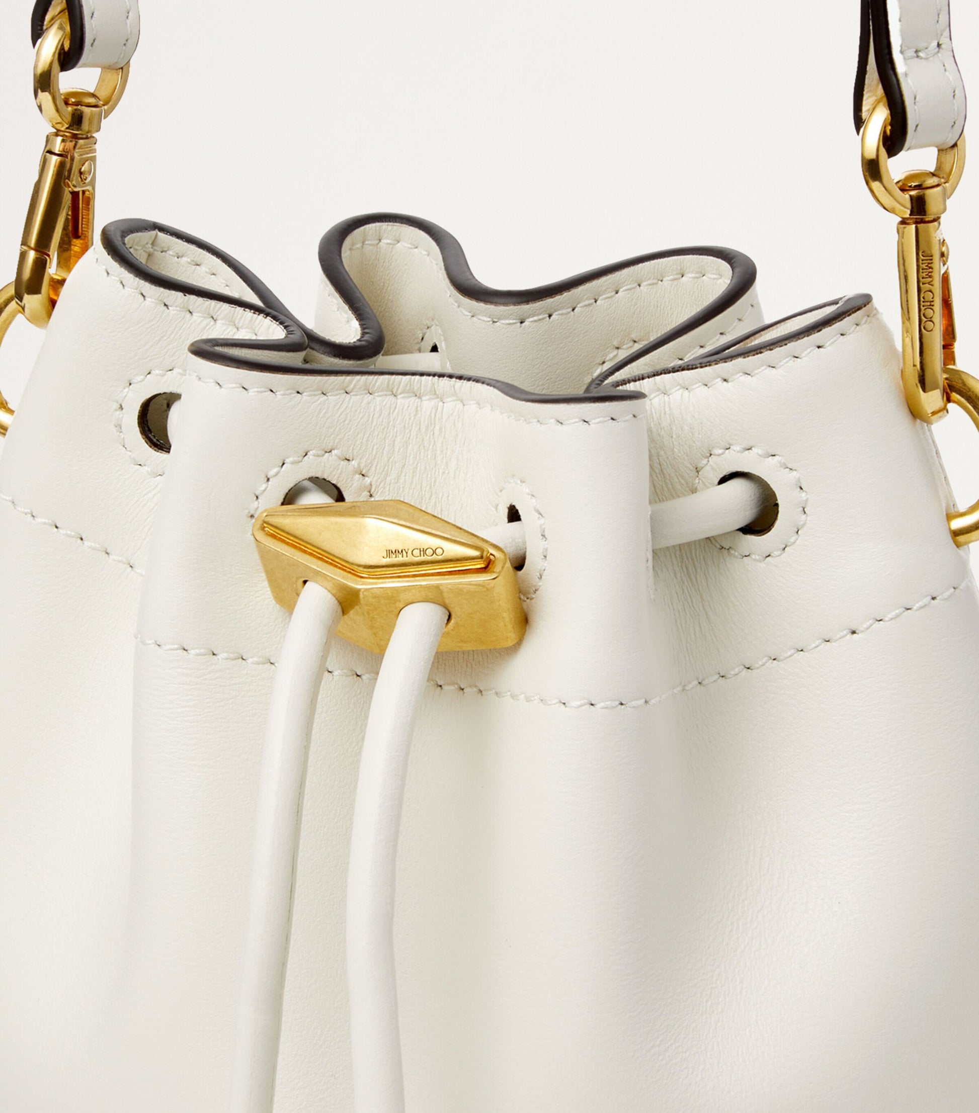 Jimmy Choo Multi Mini Leather Cinch Bucket Bag