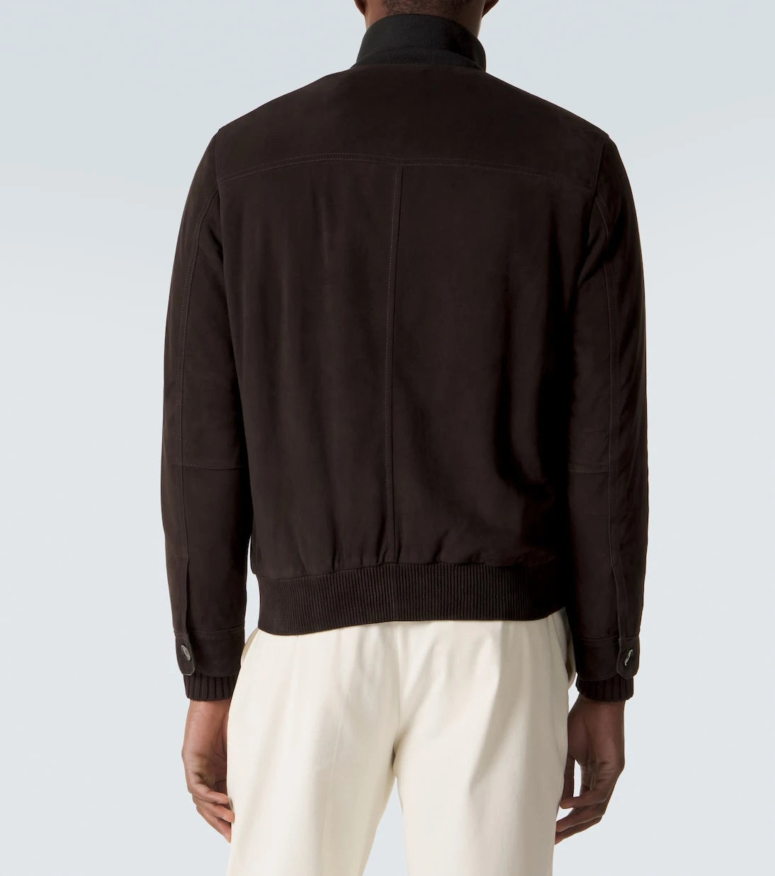 Brioni - Suede bomber jacket