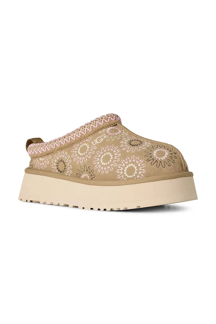 Велурени чехли UGG W Tazz Sun Stitch