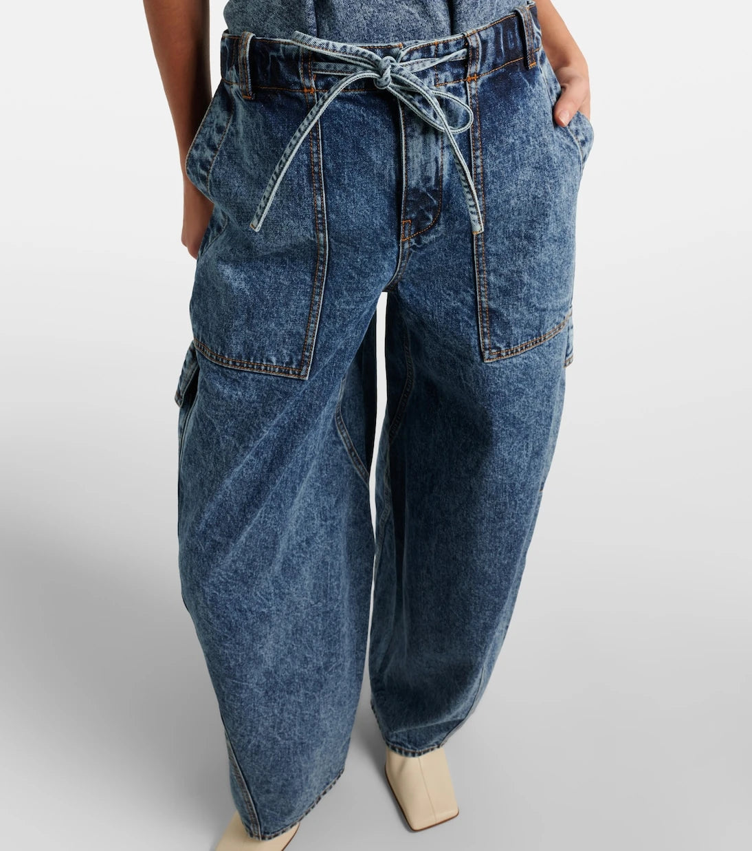 Alaïa - Barrel-leg jeans