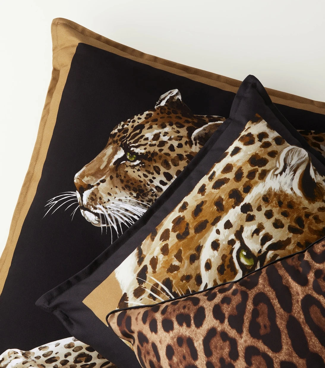 Dolce&Gabbana Casa - Leopardo Medium canvas cushion