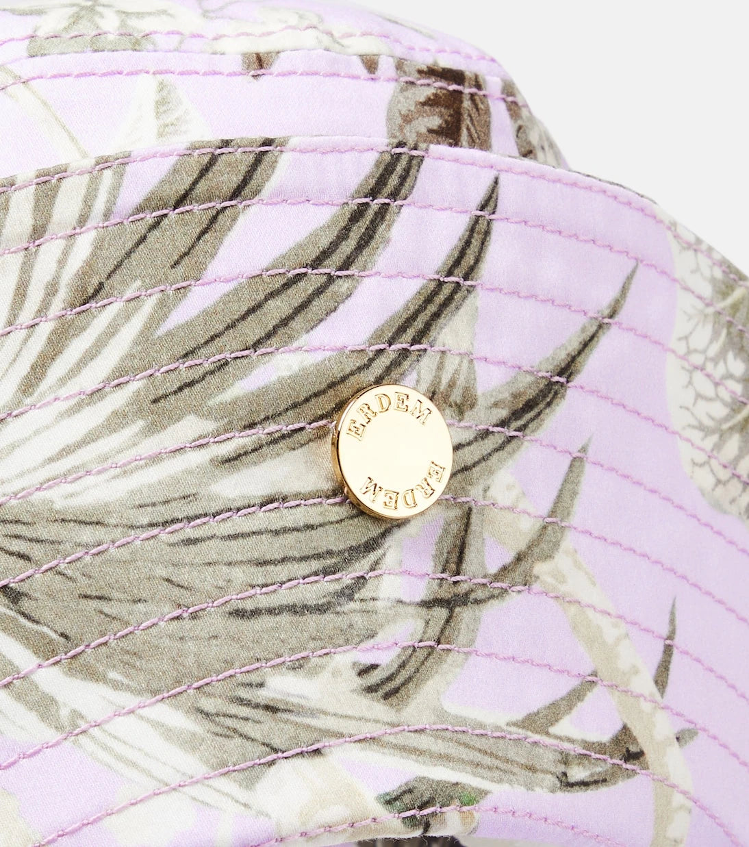 Erdem - Floral canvas bucket hat