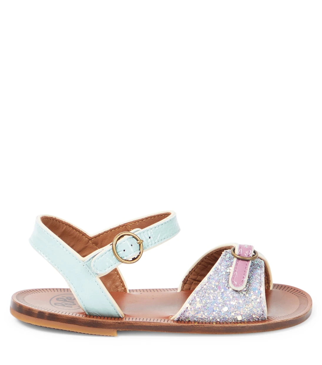 PèPè - Glitter leather sandals