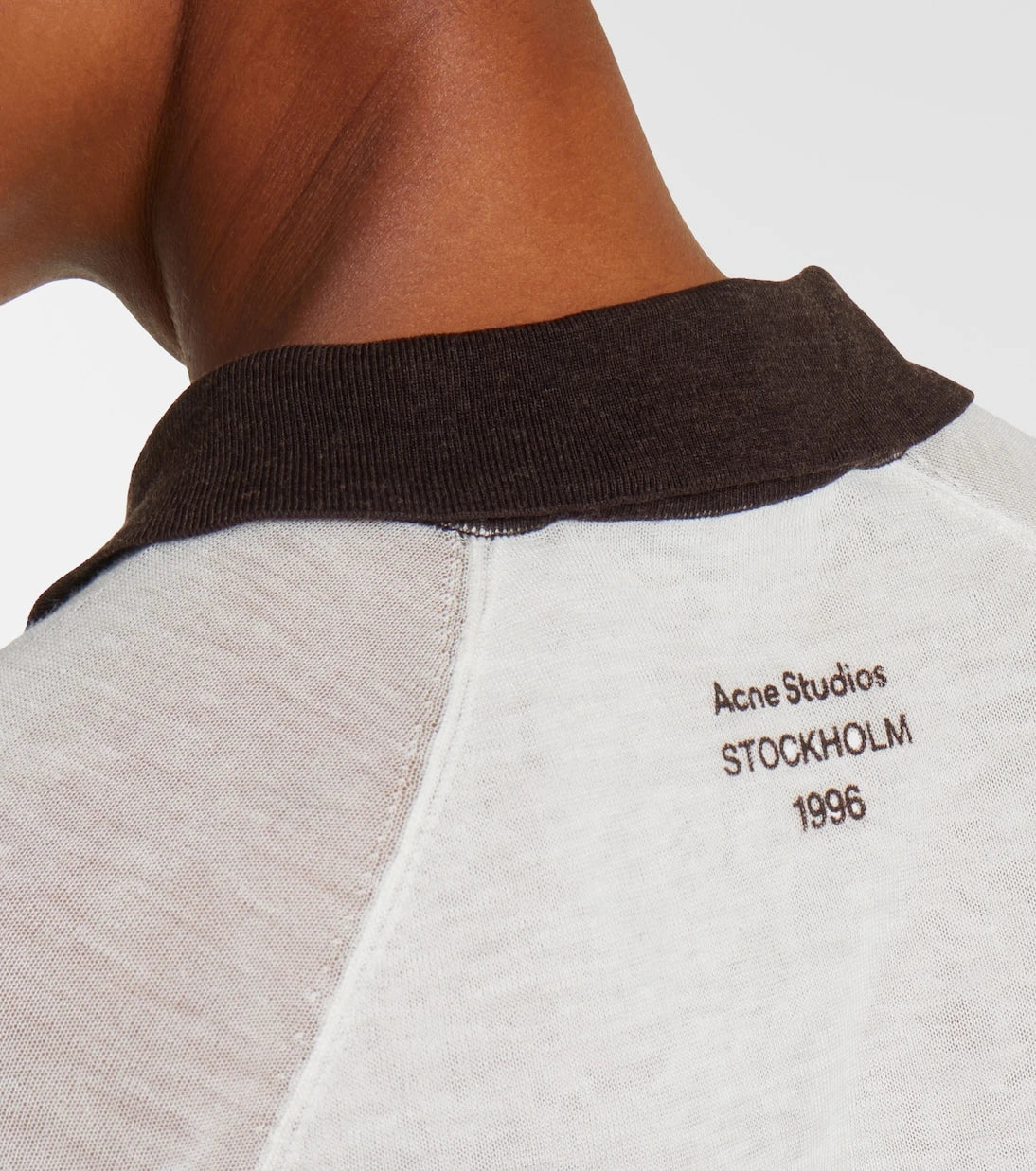 Acne Studios - قميص بولو شفاف