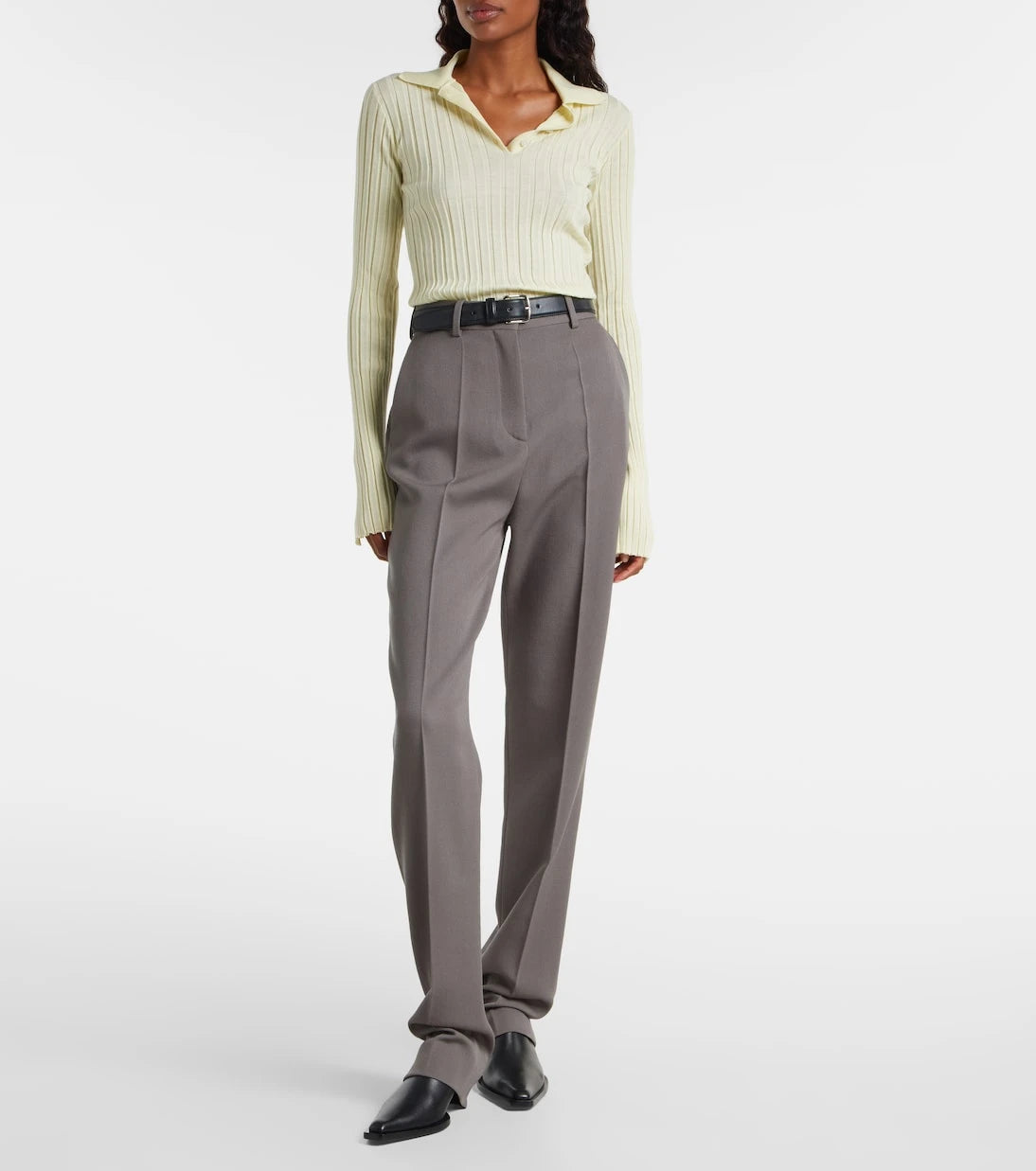 Calvin Klein Collection - Amber wool polo sweater