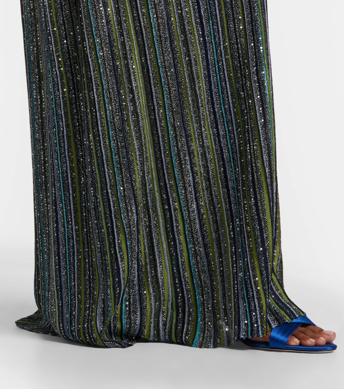 Missoni - Striped lamé gown