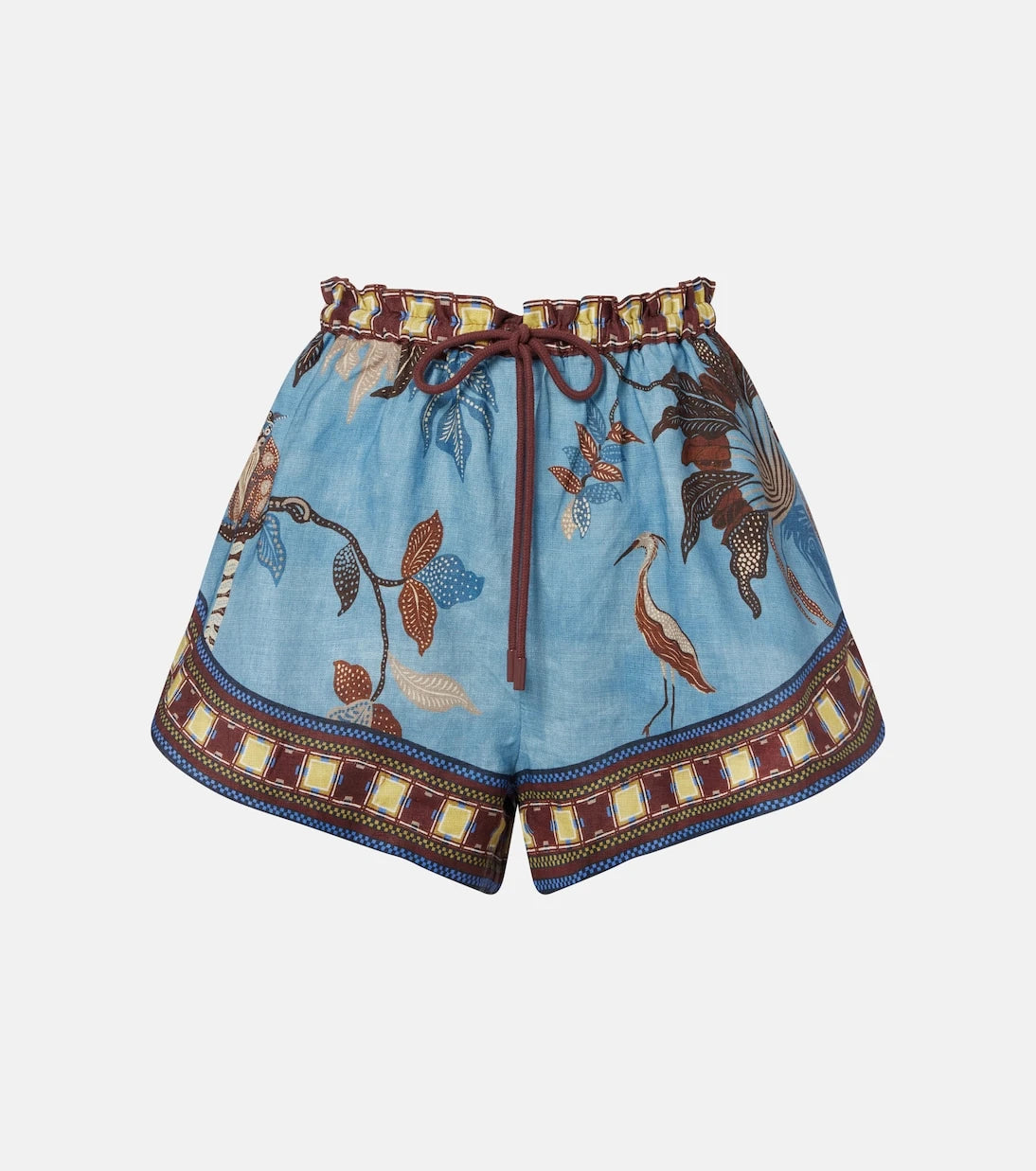 Alémais - Georgie printed linen shorts