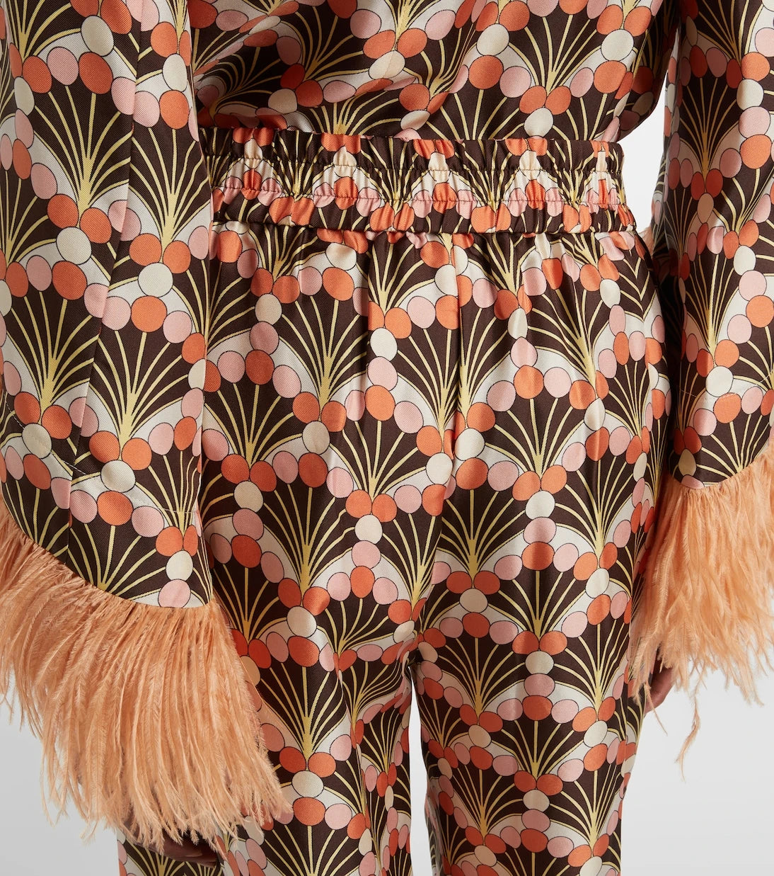 La DoubleJ - Printed silk palazzo pants