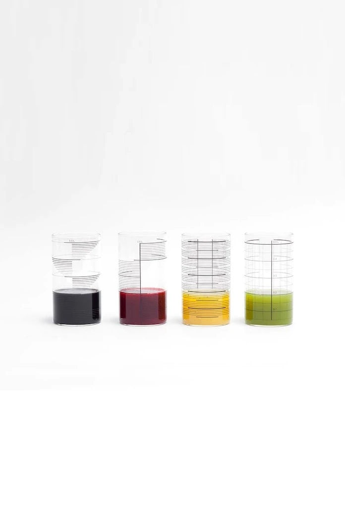Комплект чаши Tre Product Rectangle Stripes 500 ml (4 броя)