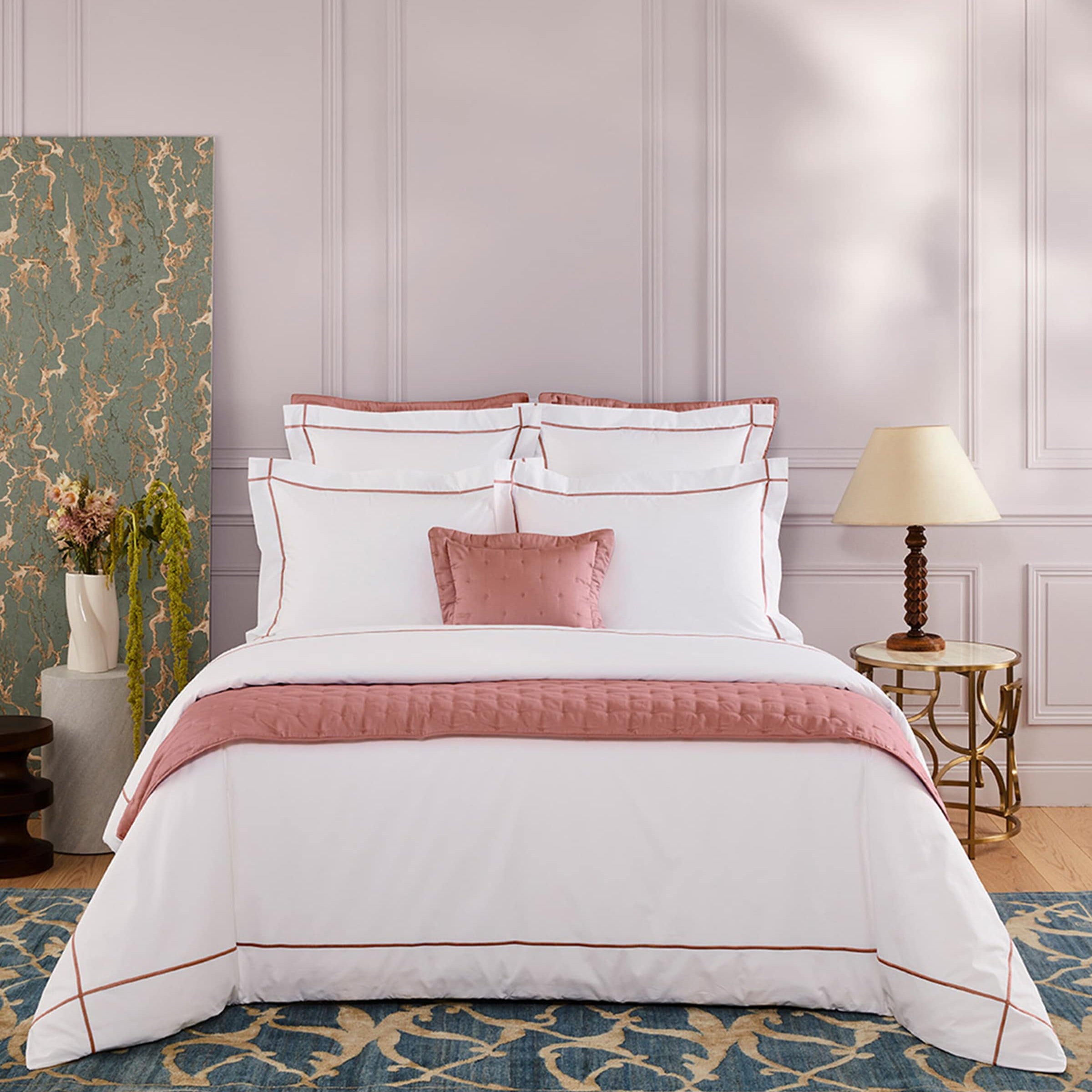 Athena Santal Double Flat Sheet (240cm x 295cm)