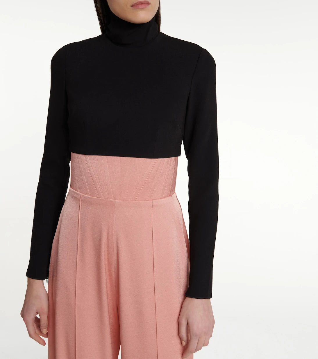 Alex Perry - Cruz crêpe crop top
