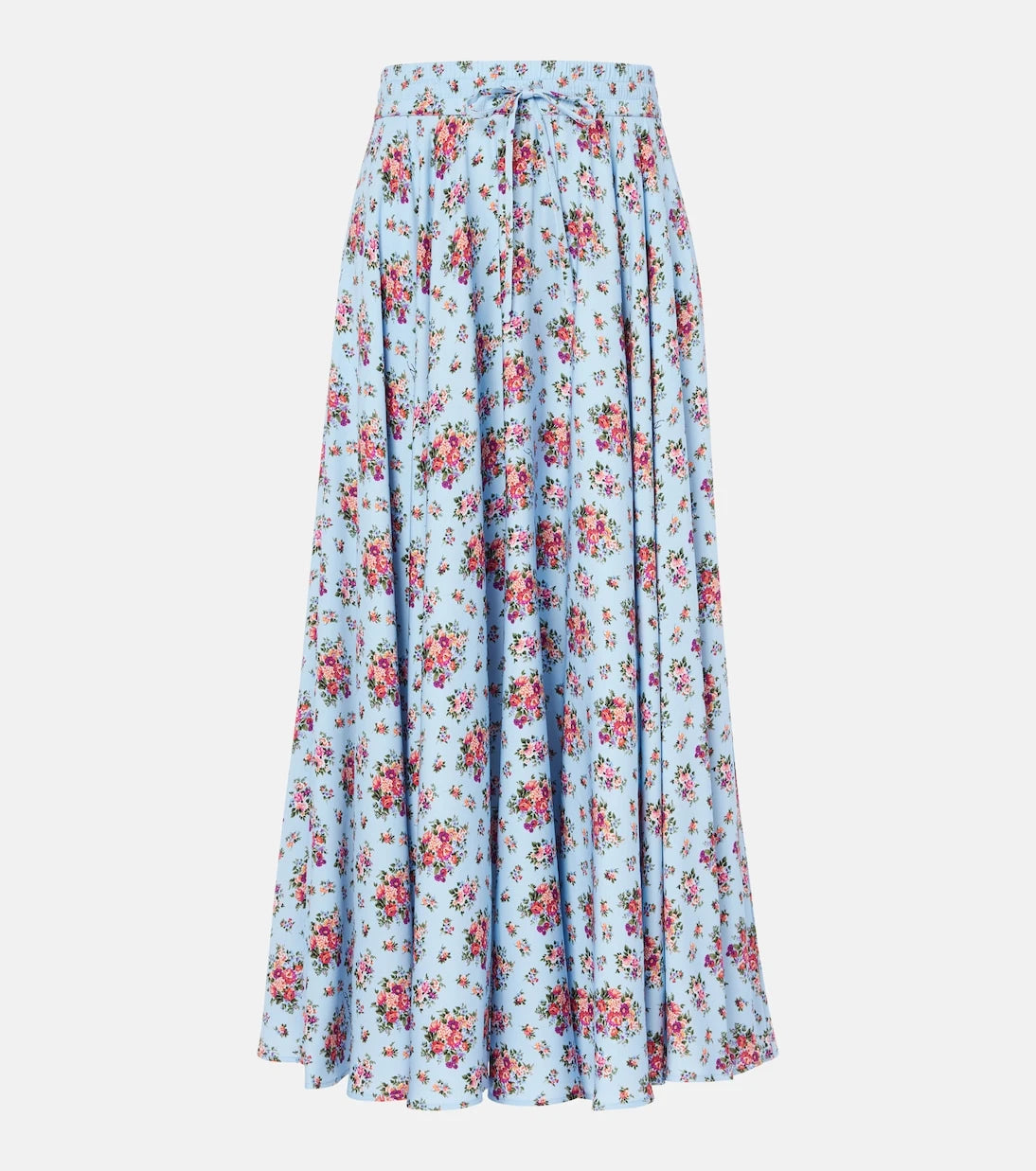 Dolce&Gabbana - Floral silk-blend midi skirt
