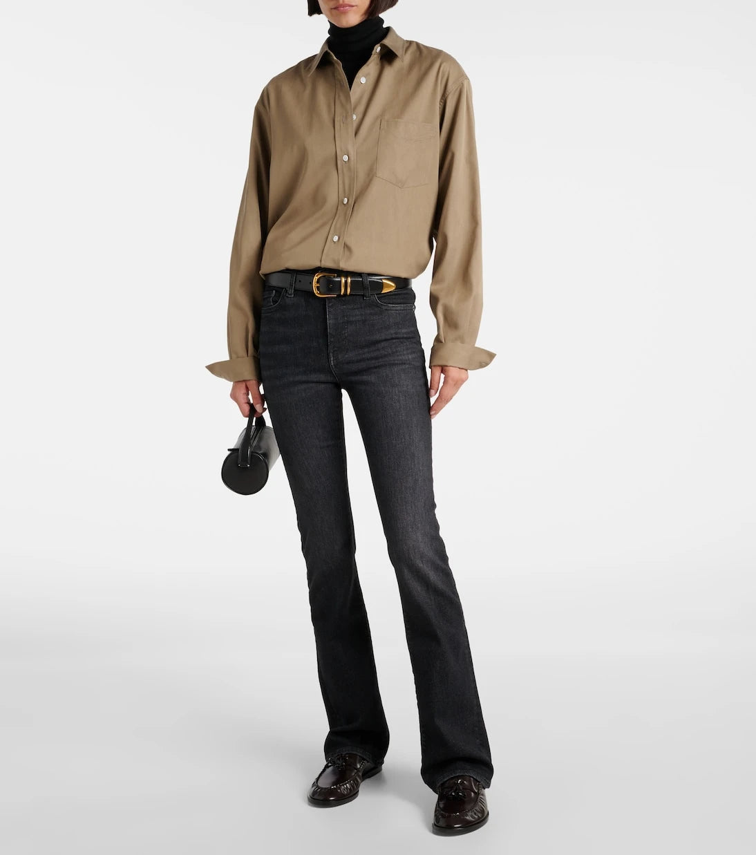 Frame - Le Mini high-rise bootcut jeans